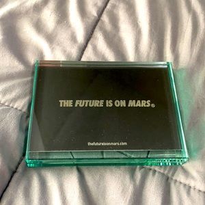 The Future Is On Mars Card In Glass Frame